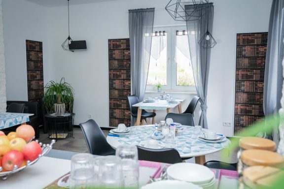 Frühstücksraum des Hotel Schenk in Pirmasens